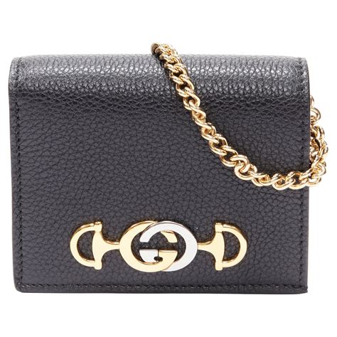 gucci zumi chain wallet|gucci guccissima wallet on chain.